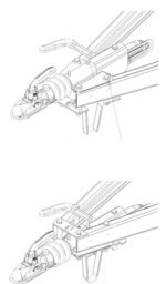 KNOTT 750-1400 kg V Modeli Frenli Kaplin (Çeki Oku) KFL14A-GF Kelepçeli - Görsel 2