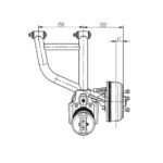 KNOTT Bağımsız Süspansiyon Sağ 675 KG - Görsel 2