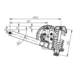 KNOTT Bağımsız Süspansiyon Sağ 675 KG - Görsel 3