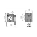 Knott Destek Tekeri Bağlama Kelepçesi 60 mm - Görsel 2