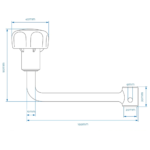 Knott Ön Destek Tekeri Çevirme Kolu - Görsel 3