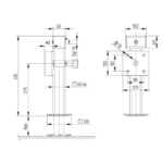 KNOTT Römork Krikolu Kare Tip Köşe Destek Ayağı 1300 Kg - Görsel 2