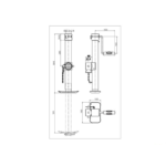 KNOTT Römork Krikolu Köşe Destek Ayağı 900 kg TTL57 - Görsel 2