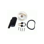 Komple Karavan Kapı Kilidi Takım Beyaz Dairesel Sağ