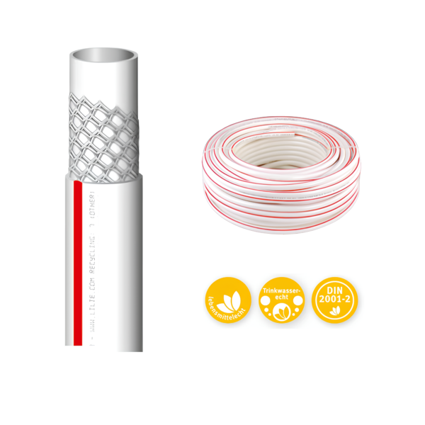 Lilie Karavan Sıcak Su Tesisat Hortumu 10-15mm 1 Metre