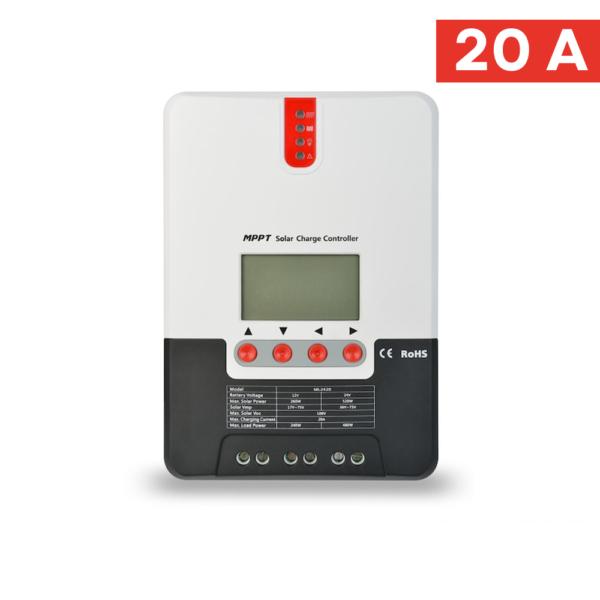 Linetech MPPT Solar Şarj Cihazı 20A 12/24v