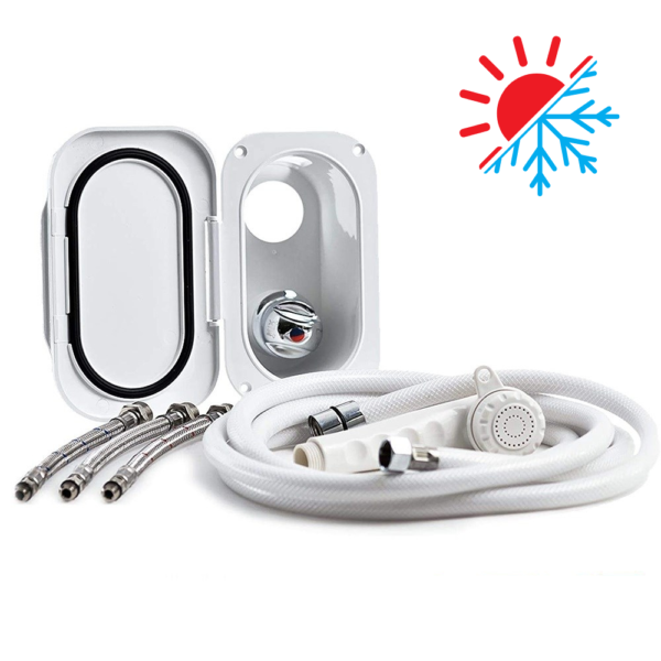 Nuovarade Karavan Dış Duş Seti - Sıcak ve Soğuk