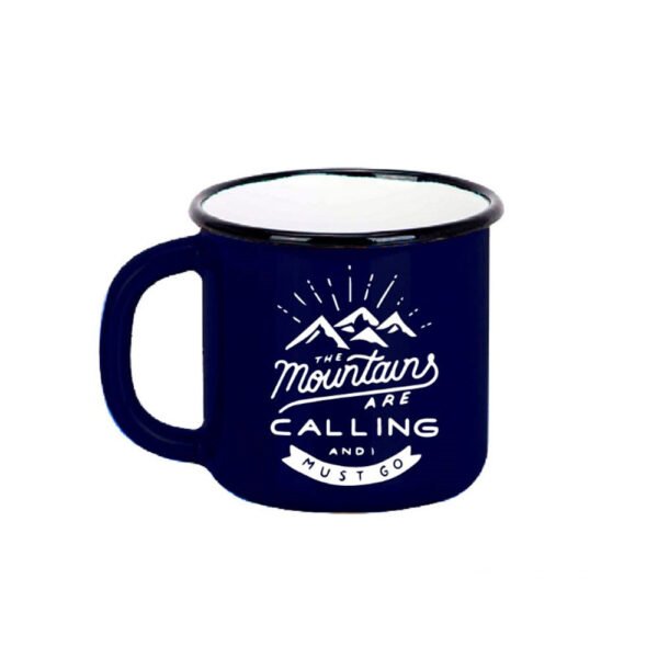 Nurgaz Emaye Kupa Lacivert