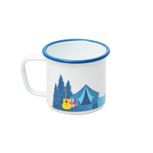 Nurgaz Emaye Kupa Beyaz Kamp