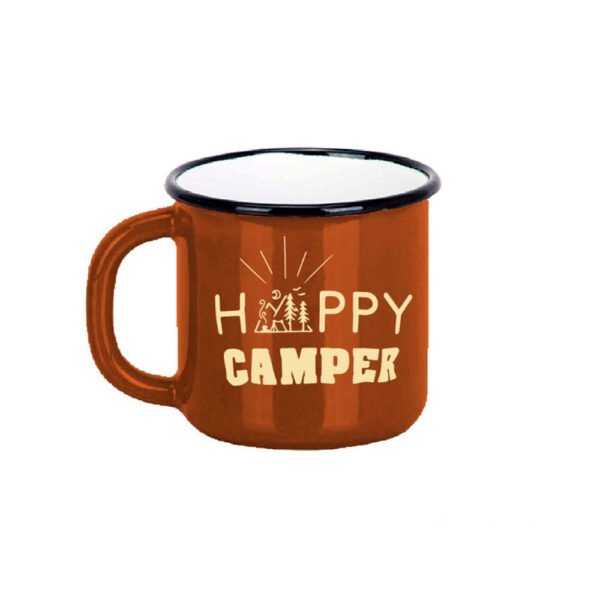 Nurgaz Emaye Kupa Kahverengi