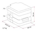 Portatif Tuvalet Bi-pot34 - Görsel 5