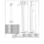 Römork Köşe Destek Sabitleme Ayağı ⌀48mm 600mm - Görsel 2