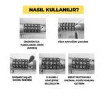 Römork & Karavan Şifreli Teker Kilidi - Görsel 6