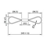 Römork ve Karavan 750 kg Güvenlik Tutma Teli - Görsel 3