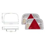 Römork ve Karavan Led Stop Lambası 12 Volt - Görsel 3