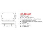 Römork ve Karavan Led Stop Lambası 12 Volt - Görsel 5