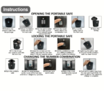 Taşınabilir Şifreli Seyahat Eşya Saklama Kutusu - Görsel 4