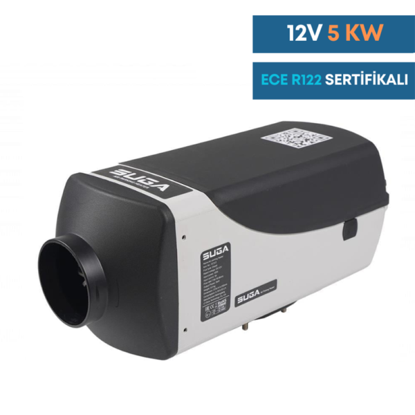 SUGA 12V 5KW Termostat Özellikli Premium Dizel Isıtıcı