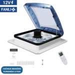 SUGA 40x40cm Fanlı, Kumandalı, Yağmur Sensörlü Heki