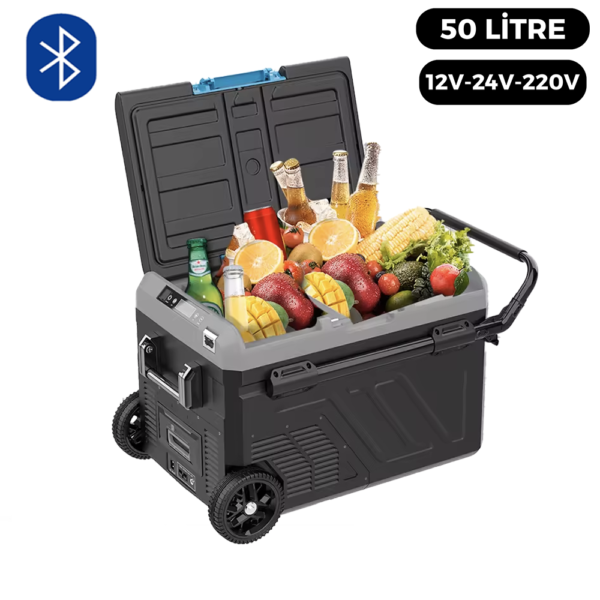 Suga Donduruculu ve Kompresörlü Mobil Buzdolabı 50 LT