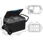 Suga Donduruculu ve Kompresörlü Mobil Buzdolabı 40 LT - Görsel 4