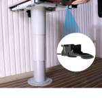 Suga Zemine Vidalanabilir Yükseklik Ayarlı Teleskobik Karavan Masa Ayağı - Görsel 7