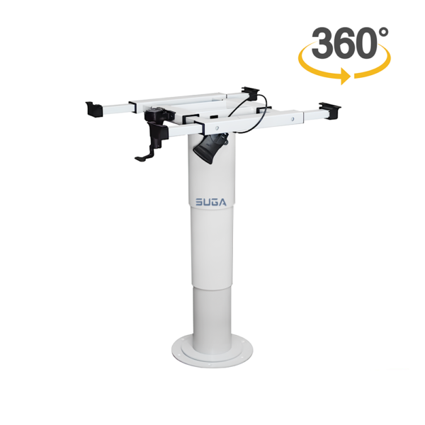 Suga Zemine Vidalanabilir Yükseklik Ayarlı Teleskobik Karavan Masa Ayağı