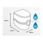 Thetford Portatif Tuvalet Porta Potti 565p - Görsel 5