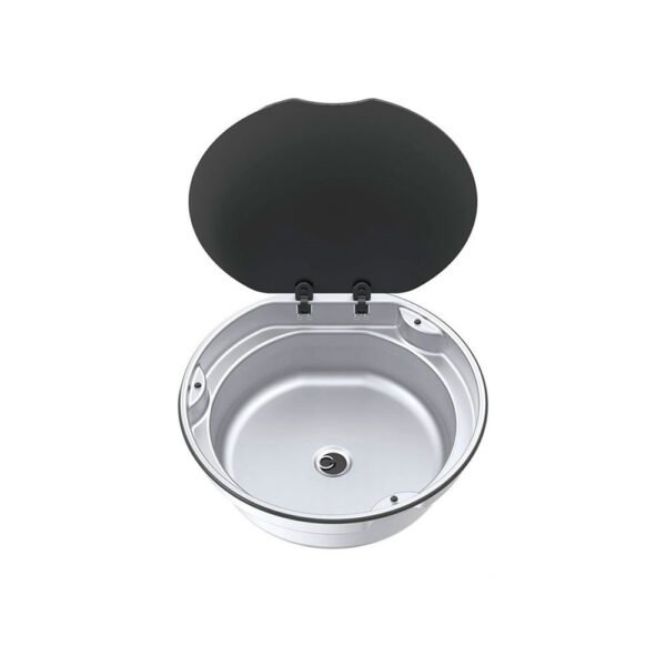 Thetford Yuvarlak Cam Kapaklı Eviye