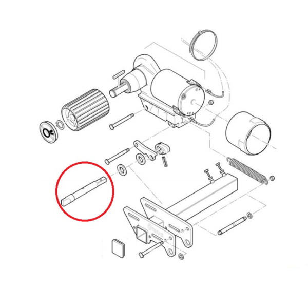 Truma Mover Smart M Uyumlu Yanaştırma Mili 2'li Set